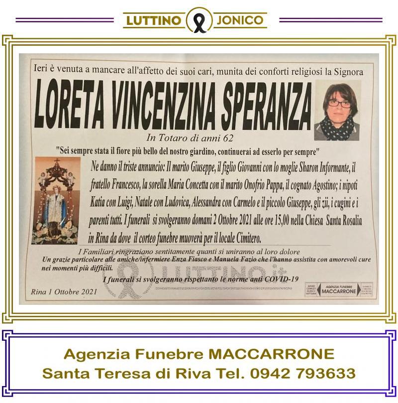 Loreta Vincenzina Speranza